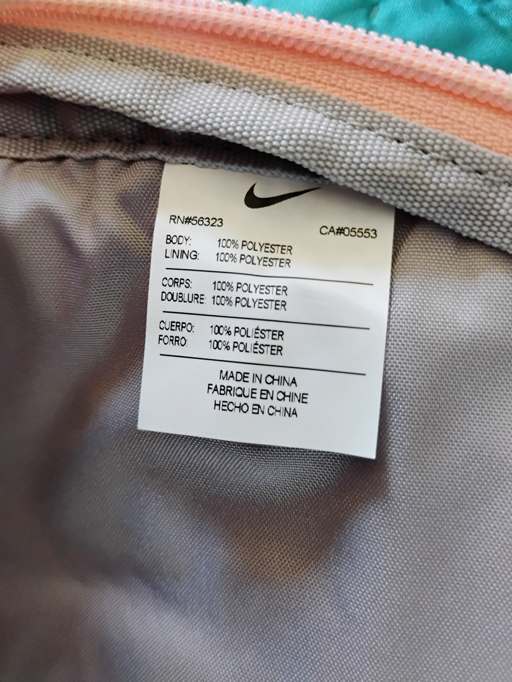 Nike Pink Girls Athletic Bottoms with Subtle Logo - Picture 5 of 5